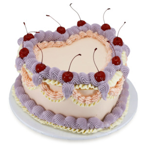 Cake: Frilly Heart Cake