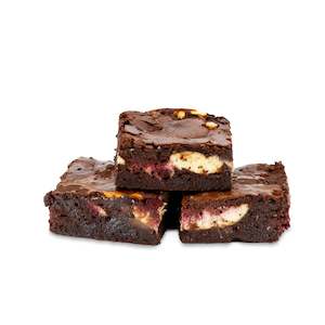 Slice: Raspberry & Cream Cheese Brownie