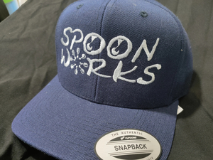 Spoonworks Original Logo Hat (Navy/Silver Logo)