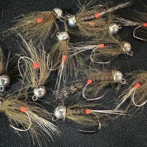 Jig Hook Flies Czech Em Out: Always Borderline - Dave's Aunty