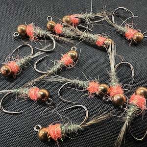 Jig Hook Flies Czech Em Out: Always Borderline - Bacon