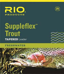 Trout Tapered Leaders: RIO Suppleflex Trout 12ft Tapered Leader