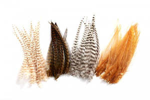 Hackles Feathers: Keough Dry Fly Neck Hackle Packs