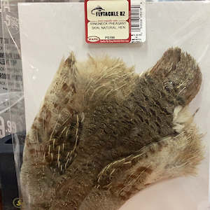 Hackles Feathers: Wapsi Ringneck Pheasant Skin - Hen