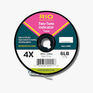 Rio Two-Tone Indicator Tippet Pink/Yellow (Guide Spool) 100yds
