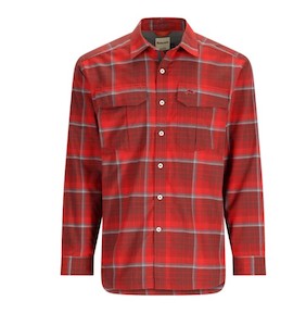 Tops: Simms ColdWeather Shirt | Cutty Red Ombre Plaid