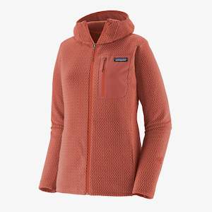 Patagonia Womens R1 Air Full-Zip Hoody - Potters Red