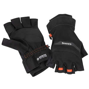 Gloves: Simms Goretex Infinium Half Finger Fleece Glove
