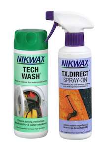Coghlans Camping: Nikwax - Twin Pack Tech Wash & T.X Direct Spray On 300ml
