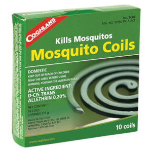 Coghlans Camping: Coghlans Mosquito Coils - 10 Pack
