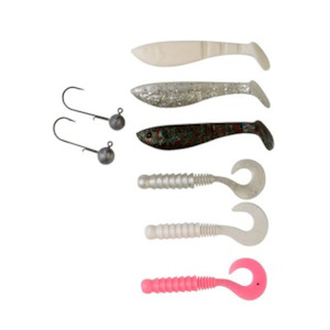 Jigging Trolling Harling: Savage Gear Trout Pro Pack 6 + 2pc Softbaits
