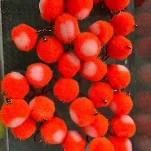 Eggs Eggs Eggs: Globug Fl. Orange/Champagne Dot #12