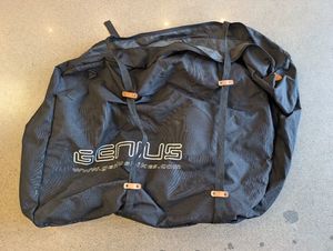 Bags And Carriers: Black Genius Bikes Soft Bike Travel Bag