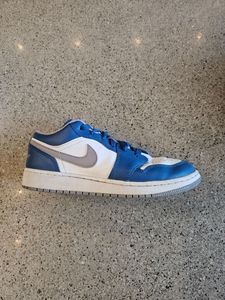 Blue Nike Air Jordan 1 Low, EU 38.5