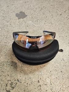 Outdoor And Adventure: Black Bollé Shield Sunglasses, L