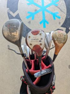 In Stock: Silver TaylorMade Golf club set