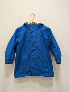 Blue Kathmandu Kids waterproof jacket, 4 YRS