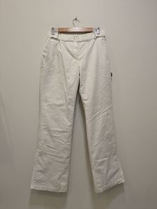 White Descente Insulated Ski Pants, EU 40 / US 10