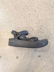 Footwear: Black  Platform Sport Sandals, EU 38