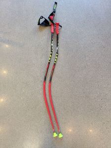 Red Leki Worldcup Racing GS, 120 cm