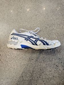 White Asics Cricket Shoes, EU 48