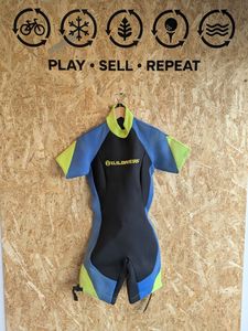 Blue U.S. Divers Shorty Wetsuit, Youth 14 / L