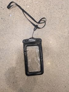 Black Aqua Spirit Waterproof Phone Pouch
