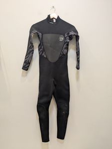 Water Sports: Black Torpedo7 Kids 3/2 Wetsuit, Kids 12-14