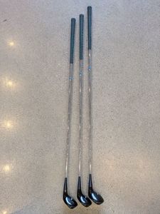 Golf: Black Spalding Vintage Woods Set