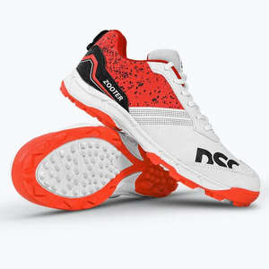 DSC Zooter Red Rubber Sole Cricket Shoes