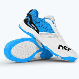 DSC Zooter Blue Rubber Sole Cricket Shoes