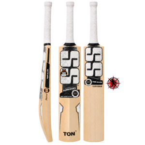 English Willow Cricket Bat: SS Ton Finn Allen Player Premium English Willow Cricket Bat