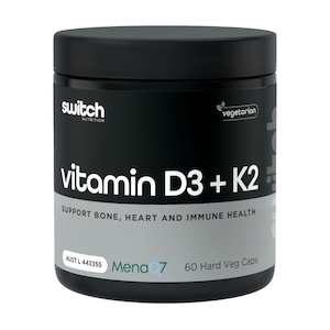 Switch Nutrition Vitamin D3 & K2 (MK-7)