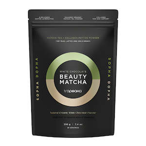 Tropeaka Beauty Matcha collab with Sopha Dopha