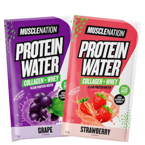 2x Muscle Nation Protein Water Samples (Random Flavour) *Gift*