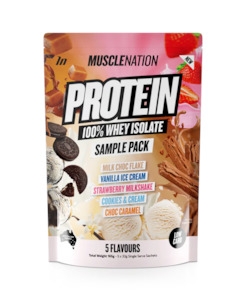 Muscle Nation 100% Whey Isolate 5 Serve Sample Pack