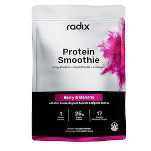 Best Selling Whey Protein: Radix Whey Protein + Superfoods Smoothie
