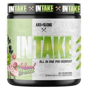 Best Selling Pre Workout: Axe & Sledge Intake All-In-One Pre Workout