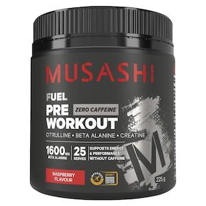 Musashi Pre Workout Zero Caffeine