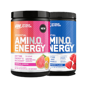 Best Selling Amino Acids: Optimum Nutrition 2x Amino Energy 30 Serves Stack
