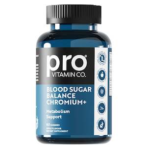 Best Selling General Health: Pro Vitamin Co Blood Sugar Balance Chromium+ Gummies