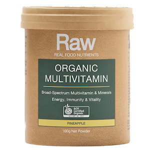 Raw Real Food Nutrients Organic Multi Vitamin Powder