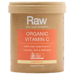 Raw Real Food Nutrients Organic Vitamin C Powder