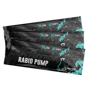 3x Pack Nutrition Rabid Pump Single Serve Sachet *Gift*