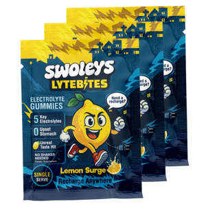 Best Selling Supplements: 3x Swoleys LyteBites Electrolyte Gummies Single Sachet *Gift*