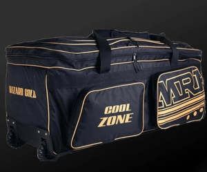 Kit Bags: MRF WIZARD GOLD WHEELIE KITBAG