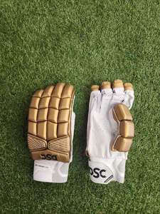 Batting Gloves: DSC INTENSE PRO BATTING GLOVES GOLD – MENS