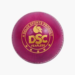 Balls: DSC Red Dot Leather Cricket Ball – 4 Piece – 156gm – Pink