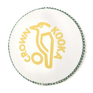 Kookaburra Crown Cricket Ball - 156gms - White
