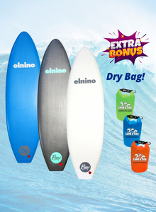 Elnino Flow 6’0 Softboard Surfboard Incl. Free Auckland Delivery